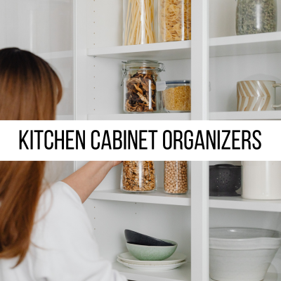 Kitchen cabinet organizers